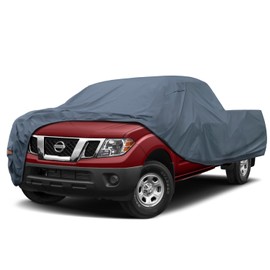 GUNHYI 16 Layers Truck Cover Waterproof All Weater, Heavy Duty Outdoor Pickup Truck Cover for Nissan Frontier, Ford F100 Ranger, Chevy C10 S10 etc, Regular Cab Short Box. Length up to 210 inches.