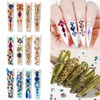 660Pcs Champagne Gold Crystal Rhinestones Nail Art Flat Back Round