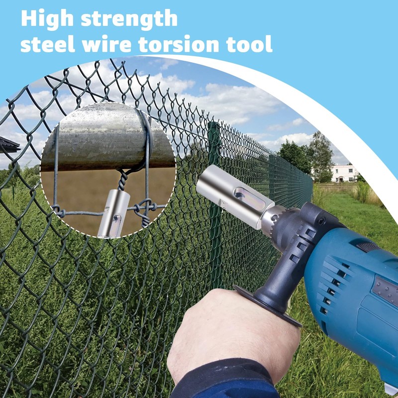 2PCS Twist Ties Tool 9 Gauge Drill Chuck Tool Compatible