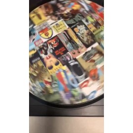 Plastic Waffles 1970s Art Collage #1 Soul Slipmat Turntable 12" LP Record Player DJ Audiophile