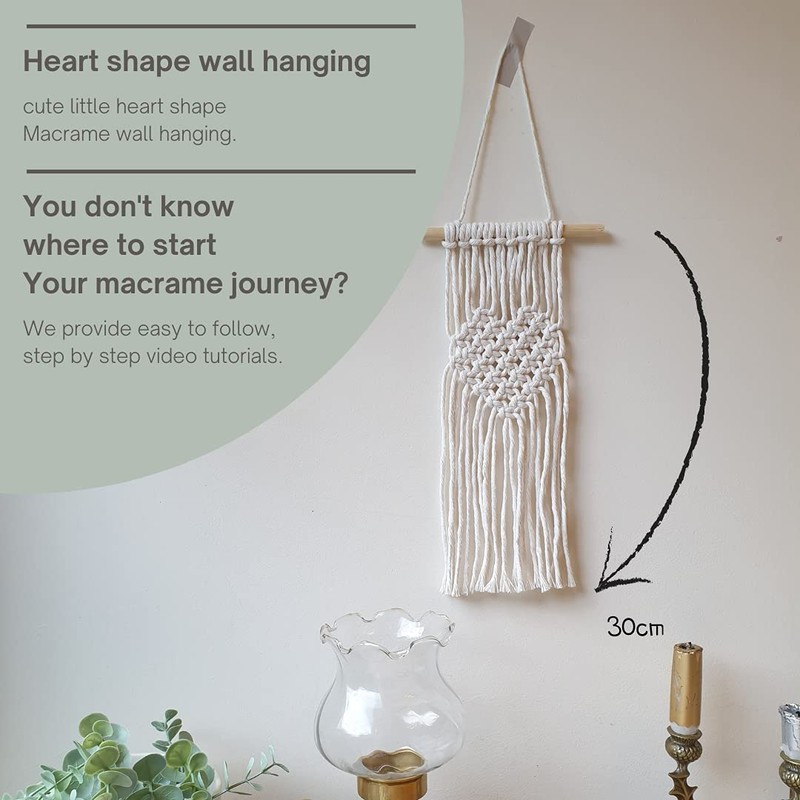 Me2You Atelier Dark Navy Colour Easy Macrame DIY Kit for