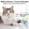 Interactive Cat Toys for Indoor Cats Kitten Puppy, Automatic Motion