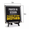 Signs ByLITA Prayer In Session Please Do Not Disturb 5"x
