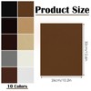 10Pcs Laserable Leatherette Sheets 12.6 x 10.2 Inch, Large PU