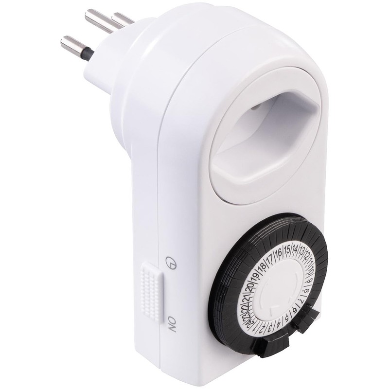 revolt Power Timers: Set of 2 Mechanical 24-Hour Timer for