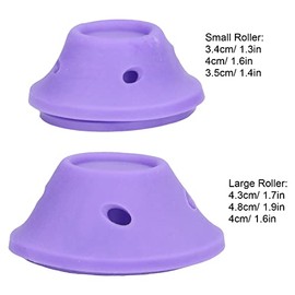 20pcs Curlers to Sleep in - No Heat Rollers, Self Grip, Mushroom Shaped Set for Hair Dressing