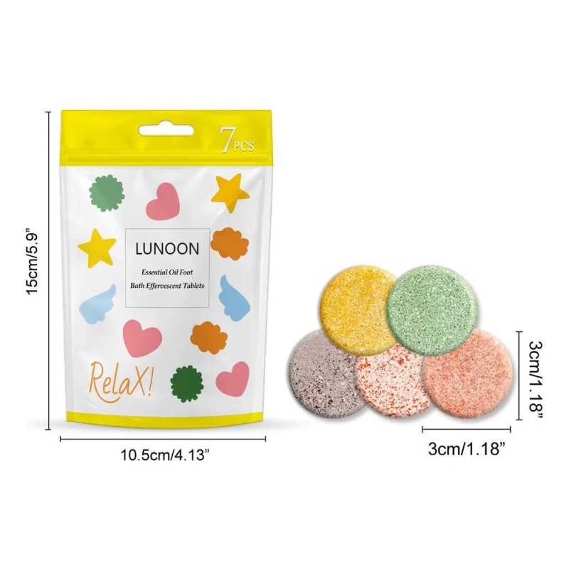 Tabletas Efervescentes De Aceite For Baño De Pies En Polvo,