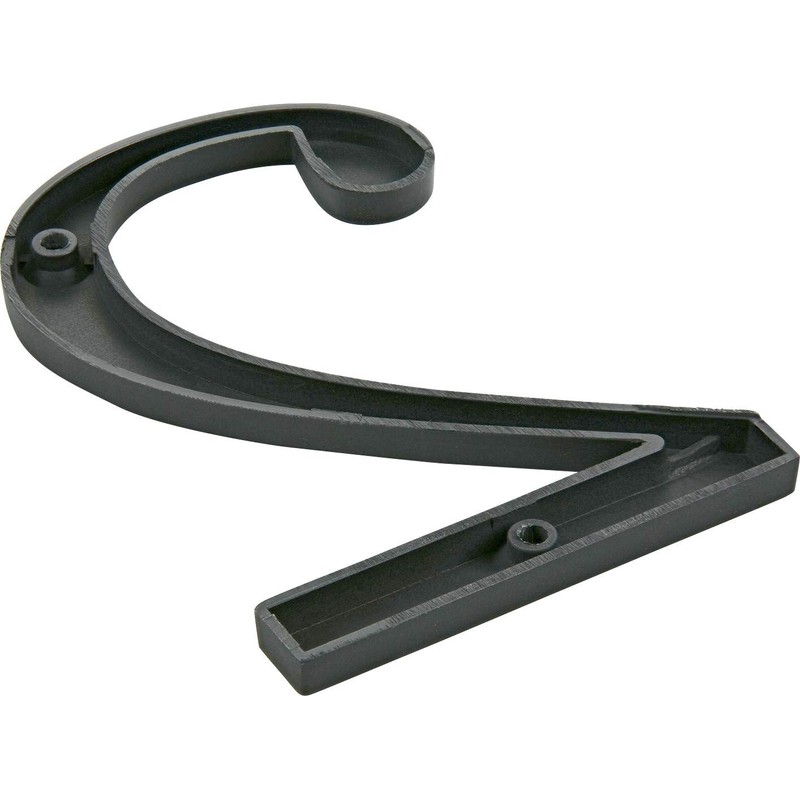 Distinctions 843242 4" Flush Mount Bronze House Number 2, 1