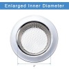 Honmein 2 Pcs Sink Strainer for Most Kitchen Sink Drain