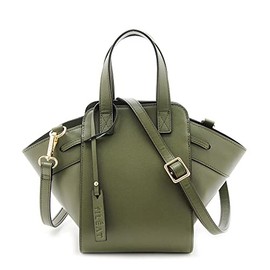 FIRANO FL102464 Fileat Filano Women's Handbag, Genuine Leather Hammock, Khaki