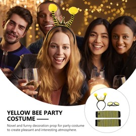 BESTOYARD 1 Set, Bee Headband, Honey Headband, Kigurumi Set, Tentacles, Hair Band, Antenna, Headband, Yellow, Sunglasses, Ladybug, Costume, For Women