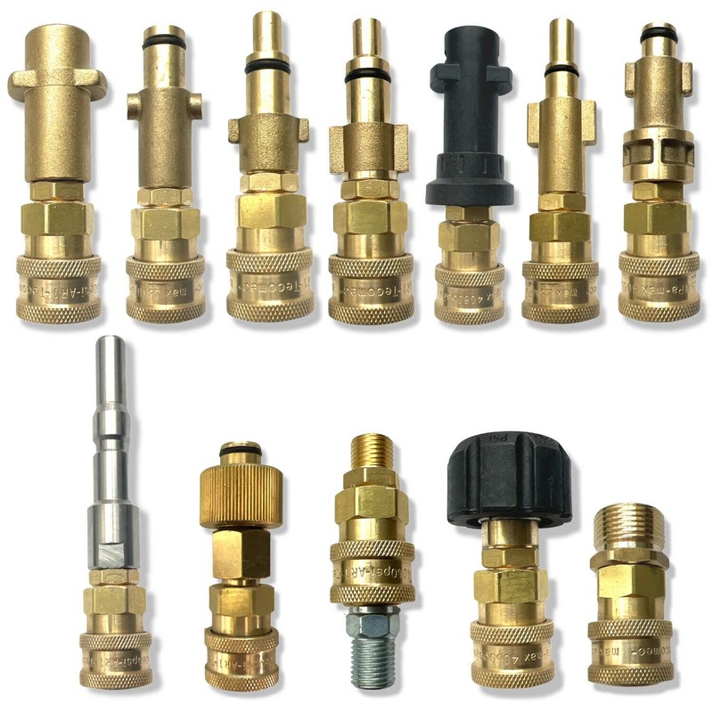 M&M Smartek Quick Coupling Connection Bayonet Adapter 1/4 Inch for