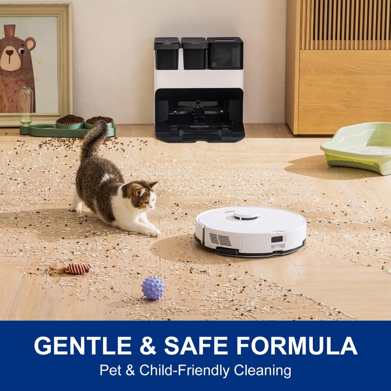 Nukisa Gardenia Scent Floor Cleaning Solution Compatible With Roborock Robot