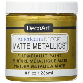 DECO ART Americana Decor Matte 8OZ GoldCraft Paint, 8 Fl Oz (Pack of 1)