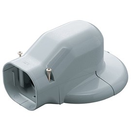 INABA DENKO Decorative Pipe Cover, Wall Outlet for Wall Corner Air Conditioner Caps, grays