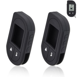 Remote Case for Viper Remote Start Soft Silicone Protective Cover Key Fob Case Shell with Button for Viper 2 Way Remote # 5706 4706 7756V 7351V 7752V (2 Pcs)
