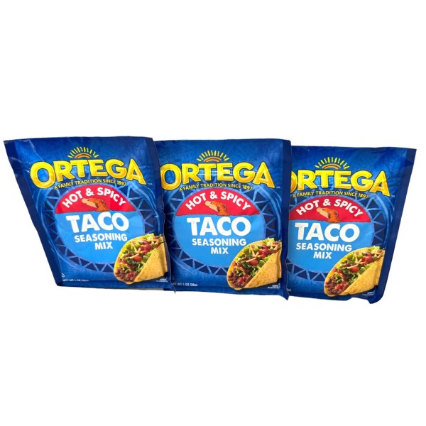 Ortega Hot & Spicy Taco Seasoning 1 oz ( 3