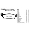 Ebc fa363hh brake pads (FA363HH)
