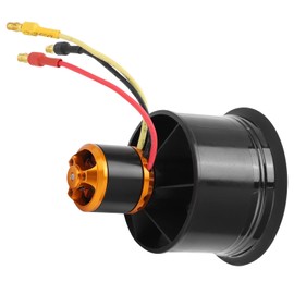 Oumefar QX Motor EDF Ducted Fan Set 50mm EDF 12 Blades Ducted Fan with QF2611‑5000KV 3‑4S Brushless Motor for RC Airplane(CW) (CCW)