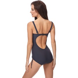 Merry Style MSVR770 Women's Swimming Costume, Graphite/green