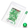 CHANZON 100 pcs 3mm Blinking Green LED Diode Lights 1.5Hz