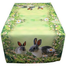Raebel Table Runner Table Topper “Rabbit”, Various Sizes