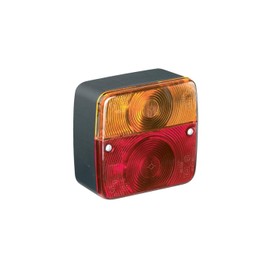 Ring Automotive Small Four Function Trailer Lamp Complete With E Approved Bulbs, Black