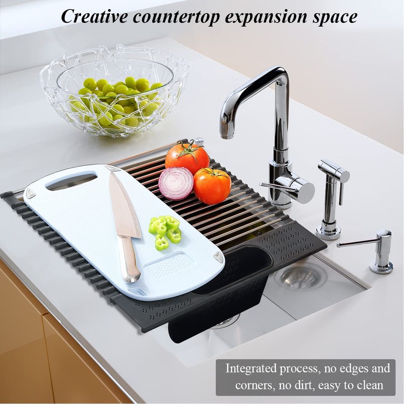 Berglander Dish Drying Rack Over The Sink, L17.5 by W