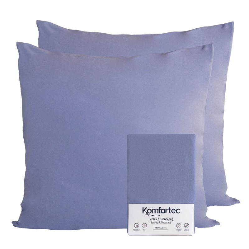 Komfortec 100% Cotton Cushion Covers, Set of 2, 50 x