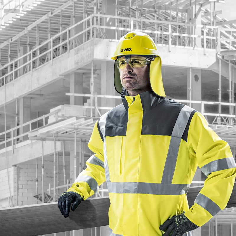 Uvex Pheos S-KR Safety Helmet - Construction Helmet with 4-Point