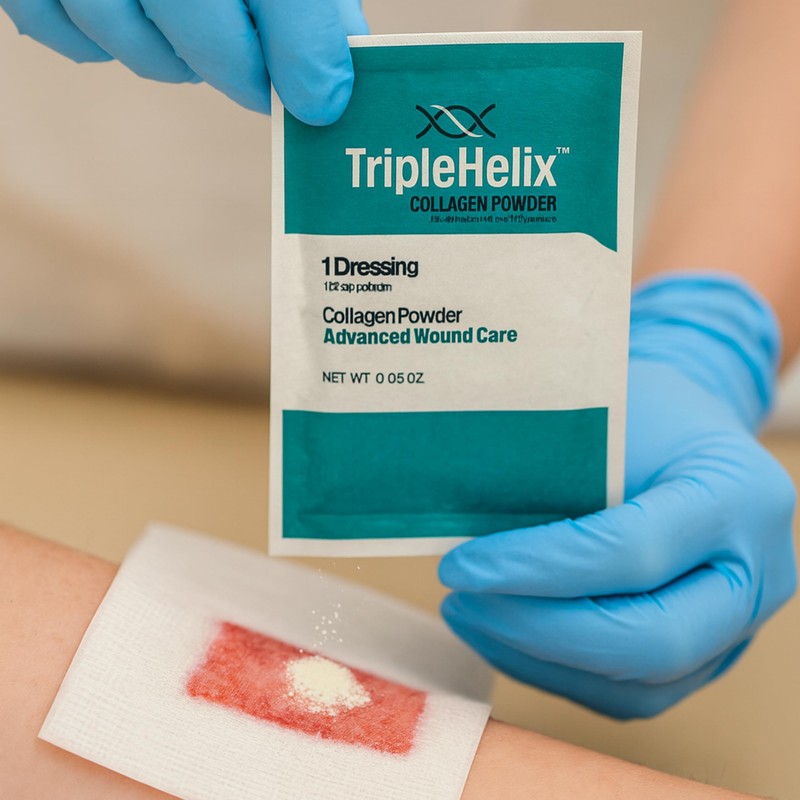 Triple Helix Collagen Powder, 1g Pouch, Each, by MPM Medical