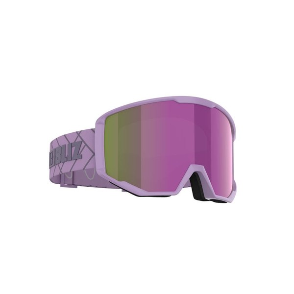 Bliz Spark Safety Glasses, Protective Case, Anti-Fog, Anti-Scratch, Purple, Multi-Sport,