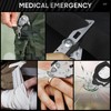 Flrmingigigi Emergency Response Shears, Stainless Steel Foldable Scissors Pliers, Outdoor