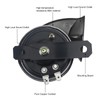 Windance 130DB 510HZ High Tone Electric Horn Waterproof Loud Snail