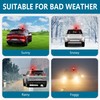 ELLUMIN Red LED Flashing Strobe Warning Light with Light Control