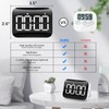 Oidnvay Digital Kitchen - Magnetic Countdown Count Up with LED