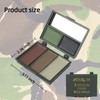 5-Color Camo Face Paint Kit – Long-Lasting Waterproof Camouflage Makeup