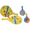 Nalu Wooden Beach Paddle and Ball Set Assorted Colours, TY8709