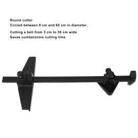 Round and Strips Cutter, Professional Adjustable Hand Operated Glass Cutting Tool for Hobbyists and Professional