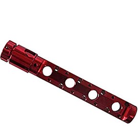 Aventik CNC Machined Fly Tying Tool Caddy Fits Almost All Standard Vise Stems Aircraft T6 Aluminum Type II Anodized Six Color Options Proudly Designed in Germany Fly Tying Tool (Red)