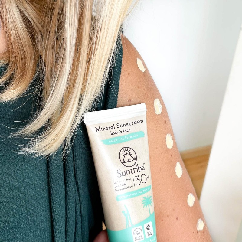 Suntribe organic sun cream, for body and face, SPF 30,