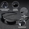 TYFGRT 2 Pack Men's Sunglasses Rectangular Sunglasses Sports Sunglasses Anti-glare