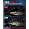 Blades, 22"+22" Automotive Replacement Front Windshield Wiper Blades Fits for