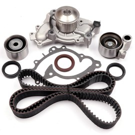 SCITOO Timing Belt Kit TBK257 WPTO033 Timing Belt Water Pump Kit 1994-2002 for Lexus ES300 1999-2003 for Lexus RX300 1995-2004 for Toyota Avalon 1994-2001 for Toyota Camry 1998-2003 for Toyota Sienna