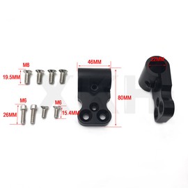 SMT- Clip-On Adapter Plate & Handlebars Set Compatible With MT-07 FZ-07 2014-2017 Blue [B07FPXBX33]