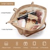 KALIDI Straw Beach Bag for Women Straw Tote Bag with