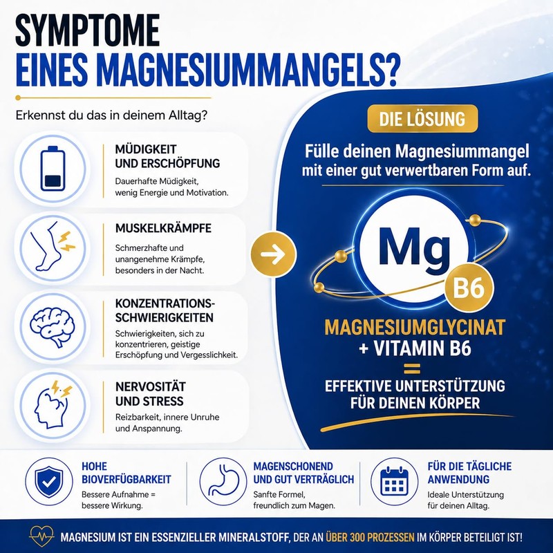 Magnesium Glycinate Powder 1500 mg with Vitamin B6, Magnesium Bisglycinate