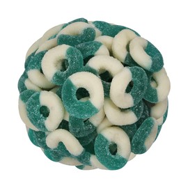 Smarty Stop Gummy Rings (Blue Raspberry, 1 Pound (Pack Of 1))