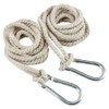 YURRUON Tree Swing Ropes, 2Pcs Hammock Hanging Rope Adjustable Swing