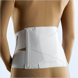 NYOrtho Lumbar Waist Support Belt - Sacral Support Compression for Lower Back Pain, Breathable Material Soft Latex Free Elastic Construction Enfolds Body, Contours Comfortable - for Men and Women